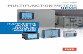 MULTIFUNCTION METERS NEMO - imeitaly.com · Housing 4 modules DIN 43880 (35mm) Housing material self-extinguishing policarbonate Protection degree IP20 terminals/ IP54 front frame