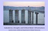 Subsidence, Drought, and Critical Water Infrastructure · 03/03/2017 · Outline •Recent drought setting •Subsidence monitoring triggered by 2014 drought emergency proclamation