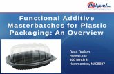 Functional Additive Masterbatches for Plastic Packaging…pmmi.files.cms-plus.com/PackExpoEast/2015/Presentations/Tuesday... · Functional Additive Masterbatches for Plastic Packaging: