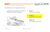 Software-Engineering - Enterprise Labzajud/SWE_2/01=Einfuehrung.pdf · Software-Engineering ... essential parts of the system James Rumbaugh • Provide structure for ... – Statechart