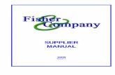 2009 Fisher & Company Supplier Manual R1€¦ · 5.03 GP-12 Containment ... 5.04 CQI-9 Heat-Treat System Assessment ... 12 5.06 CQI-12 Coating System Assessment ...