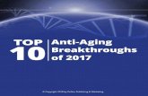 Top 10 Breakthroughs - agingdefeated.com · PLP For Hair and Skin ... longevity.pdf 4 - Younger by Dr Sara Gottfried, Vermilion, March, 2017 ~ 3 ~ ... PLP helps to Regrow Hair