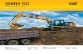 Large Specalog for 320D2 GC Hydraulic Excavator, … · 3 The new Cat 320D2 GC hydraulic excavator is engineered for low owning and operating costs, simple routine maintenance, high