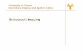 University of Cyprus Biomedical Imaging and … · University of Cyprus Biomedical Imaging and Applied OpticsBiomedical Imaging and Applied Optics Endoscopic ImagingEndoscopic Imaging.