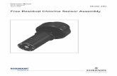 Free Residual Chlorine Sensor Assembly - Emerson · 5-4 Model 450 Free Residual Chlorine Sensor Assembly 14 ... Recommended cable from sensor to transmitter is Belden 8434 or equivalent,