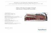 The Chain Forge Hotel Boston, Massachusetts · H.W. Moore Associates Inc. March 7, 2018 ... inland Bank, Land Under the Ocean ... . a.