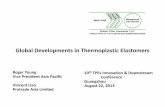 Global Developments in Thermoplastic Elastomersrobertellerassoc.com/Articles_2010/Global Developments in... · Global Developments in Thermoplastic Elastomers ... –Migration/extractables