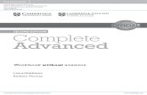 Complete Advanced - Assetsassets.cambridge.org/97811076/31489/frontmatter/9781107631489... · Cambridge University Press 978-1-107-63148-9 – Complete Advanced Laura Matthews and