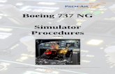 Boeing 737 NG Simulator Procedures - Szimulátor … · DO NOT USE FOR REAL WORLD AVIATION ver.5.0-10.2013 Boeing 737 NG Simulator Procedures v05/2013