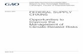 GAO-16-32, FEDERAL SUPPLY CHAINS: Opportunities to … · Opportunities to Improve the Management of ... FEDERAL SUPPLY CHAINS Opportunities to Improve the Management of Climate -