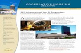 COOPERATIVE HOUSING BULLETIN - … · COOPERATIVE HOUSING BULLETIN Spring 2011 2012 Is International Year Of Cooperatives ... FNYHC Federation of New York Housing Cooperatives MAHC