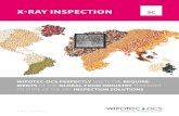 X-RAY INSPECTION - wipotec-ocs.com · x-ray inspection sc x-ray technology wipotec-ocs perfectly meets the require-ments of the global food industry through its state of the art inspection