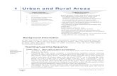 Urban and Rural Areas - Region of Peel · Urban and Rural Areas In this first lesson of urban and rural communities, students begin learning about the ... write short texts using