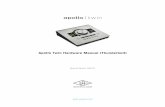 Apollo Twin Hardware Manual (Thunderbolt) - … · Apollo Twin Hardware Manual (Thunderbolt) ... through a Neve® console channel strip while tracking bass through a classic Fairchild