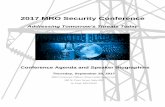 2017 MRO Security Conference MRO Security...  2017 MRO Security Conference . Addressing Tomorrowâ€™s
