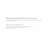 Managing R&D Processespublications.lib.chalmers.se/records/fulltext/521/521.pdf · Even though the main responsibilities lie with me, I ... administrative assistant Anita, and the