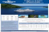 11 Night Lau & Kadavu Discovery ruise · 11 Night Lau & Kadavu Discovery ruise ... Explore uninhabited Vuaqava and its central lake known for turtles, snakes & amazing bird life.