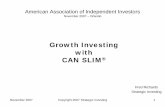 Growth Investing with CAN SLIMfiles.meetup.com/503598/Richards_Momentum Investing Using CAN SL… · Applying CANSLIM ™ A Cup & Handle ...