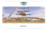 PROJECT DELIVERY HANDBOOK - ACCM€¦ · Association of California Construction Managers Updated January 17, 2017 Page x HOW TO USE THIS HANDBOOK This ACCM Project Delivery Handbook