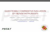 QUANTIFIABLE COMPARATIVE EVALUATION OF FIB/SEMINSTRUMENTS · QUANTIFIABLE COMPARATIVE EVALUATION OF FIB/SEMINSTRUMENTS Valery Ray ... •Output/ease of use of 3D ... •Interpret