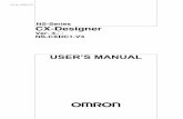 NS-Series CX-Designer Ver. 3. USER'S MANUAL · NS-Series CX-Designer Ver. 3.@ NS-CXDC1-V3. CX ... Note Indicates information of particular interest for efficient and convenient opera-