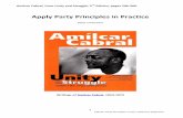 Apply Party Principles in Practicesadtu.org.za/docs/pe/2013/party_principles.pdf · 2 Cabral, Party Principles; Lenin, Collective Organiser Amilcar Cabral, from Unity and Struggle,