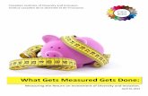 What Gets Measured Gets Done - ccdi.ca · Books and Research Reports ... University of Toronto, and she also holds an Honours B.A. in English, Geography, ... Burlington, ON .