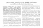 Displacement Measurement of Bending Tests Using … · Utilizing Linear Variable Differential Transformer (LVDT) is a primitive technique for ... Engineering Department Technical