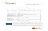 Test report on Flexible Coupling in laboratory - …geowell-h2020.eu/sites/default/files/upload/documents/d4.2_geowell... · Test report on Flexible Coupling in laboratory Grant agreement