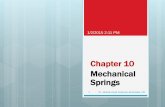 Chapter 10 Mechanical Springs - site.iugaza.edu.pssite.iugaza.edu.ps/mhaiba/files/2013/09/CH-10-Mechanical-Springs1.pdf · Chapter 10 Mechanical Springs 1/2/2015 2:11 PM 1 Dr. Mohammad