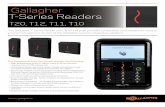 Gallagher T-Series Readers - Vision Systems · Gallagher T-Series Readers T20, T12, T11, T10 The Gallagher T-Series Reader and Terminal range provides contactless card readers for