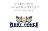 Physics Laboratory ManuaL - Edl · Physics. Laboratory. ManuaL. Table of Contents . ... Light and Mir rors…………………………… ... The Science of Physics 3