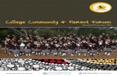 College Community & Parent .appreciation of Aboriginal values, ... College Community & Parent Forum