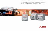 System pro M Analogue and digital time and twilight switches · Analogue and digital time and twilight switches ... Programming the control of ... The range of ABB Sace's modular