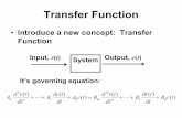 Transfer Function - mestudio.tongji.edu.cnmestudio.tongji.edu.cn/.../3abb0027-07b2-40fb-9c23-2006e73751cf.pdfTransfer Function The Transfer function G(s) is a property of the system