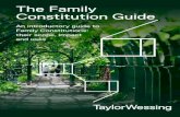 The Family Constitution Guide - taylorwessing.com · The Family Constitution Guide An introductory guide to Family Constitutions: their scope, impact and uses