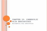 [PPT]Chapter 20: Carboxylic Acid Derivatives - El Paso … · Web viewNomenclature Anhydrides Symmetrical anhydrides are named by changing the acid ending of the carboxylic acid to