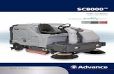 Rider Scrubbers - darrequipment.com · SC8000™ available with EcoFlex™ System Rider Scrubbers The Advance SC8000™ rider scrubber is the definition of innovative and optimized