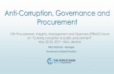 Anti-Corruption, Governance and Procurement - …pubdocs.worldbank.org/en/424151495515571749/HIBA-Anti-Corruption... · Anti-Corruption, Governance and Procurement ... investment