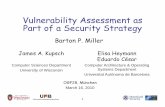 Vulnerability Assessment as Part of a Security Strategyresearch.cs.wisc.edu/mist/presentations/2010-03-OGF28/Bart-OGF28... · Vulnerability Assessment as Part of a Security Strategy