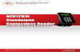 ACR1283L Standalone Contactless .ACR1283L Standalone Contactless Reader . ... Application Programming