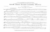 northshoreband.orgnorthshoreband.org/about/Alumni Music/Irish Tune from County Derry... · No. 20 of BRITISH FOLK MUSIC SETTINGS (Lovingly and reverently dedicated to the memory of