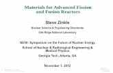 Materials for Advanced Fission and Fusion Reactors · 1 Managed by UT-Battelle for the U.S. Department of Energy Materials for Advanced Fission and Fusion Reactors Steve Zinkle Nuclear
