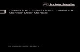 TVM-2700 / TVM-3200 / TVM-4200 Monitor User Manualstatic.interlogix.com/library/...27-32-42in_Monitor_User_Manual-EN.pdf · 2 User Manual 7. Lightning: For added protection during