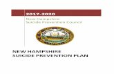 NEW HAMPSHIRE SUICIDE PREVENTION PLAN · PDF file2017-2020 New Hampshire Suicide Prevention Council NEW HAMPSHIRE SUICIDE PREVENTION PLAN