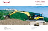 MIDI-EXCAVATOR - yanmarconstruction.eu · sophisticated silent block anti-vibration and noise-reduction system. The sound level reaching the operator is reduced ... technology provides