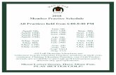 €¦ · GOLF 2018 Member Practice Schedule All Practices held from PM April 5th April 10th April 19th April 24th May 3nd May 8th May 17th May 22th June 5th
