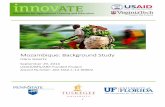Mozambique: Background Study - InnovATE · 4 Introduction Innovation for Agricultural Training and Education (InnovATE) is a USAID-funded project supporting the capacity development
