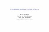 .5cm Probabilistic Models in Political Sciencepeople.csail.mit.edu/.../slides/lecture2_barbera-case-study.pdf · Probabilistic Models in Political Science ... I First stage: HMC in