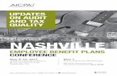 UPDATES ON AUDIT AND TAX QUALITY - EBP …ebpdev.cpa2biz.com/sites/default/files/EBP2017 Conference Brochure.… · UPDATES ON AUDIT AND TAX QUALITY May 8–10, 2017 Gaylord Opryland